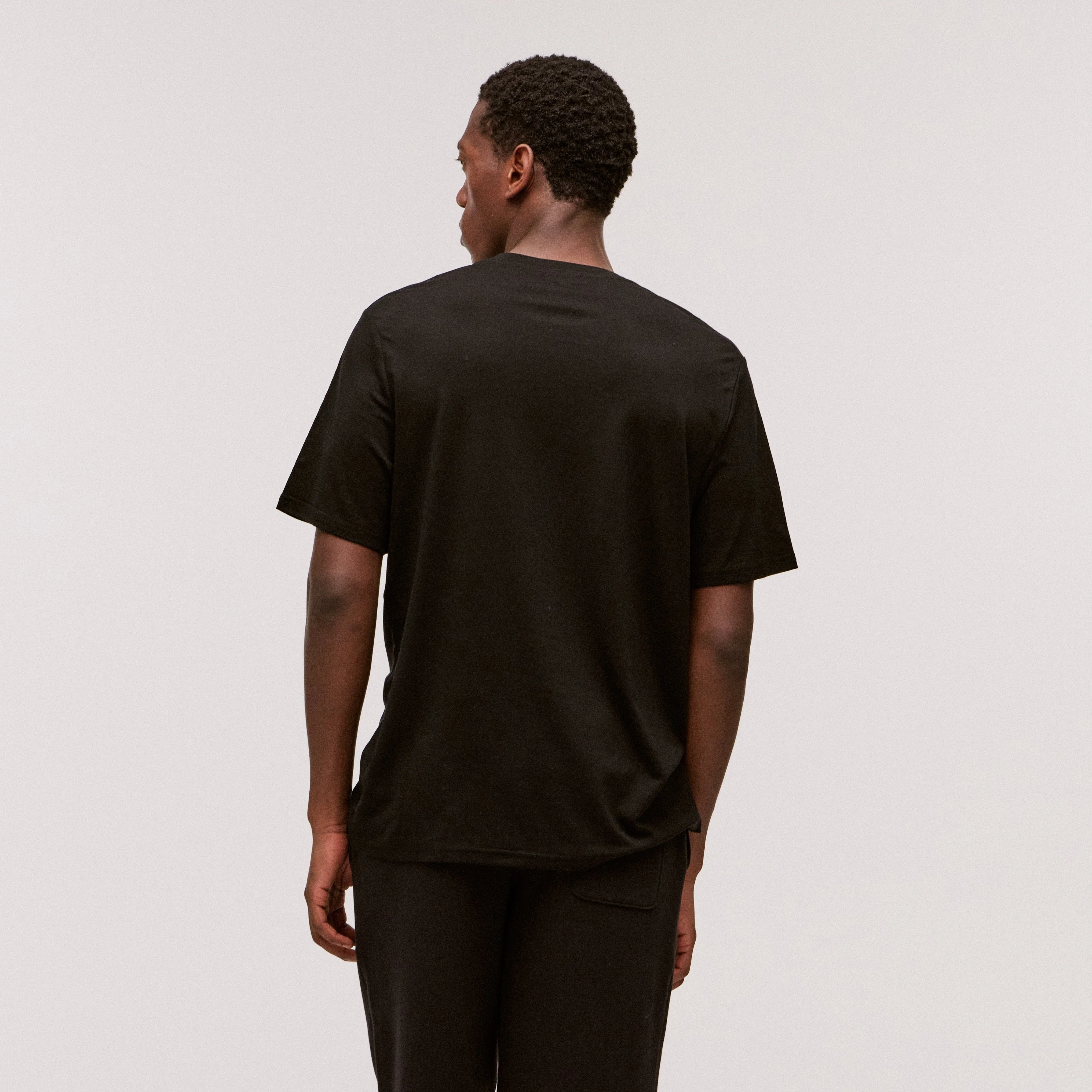 100% Ultra-Fine Merino Wool Men's Short Sleeve - Image 4