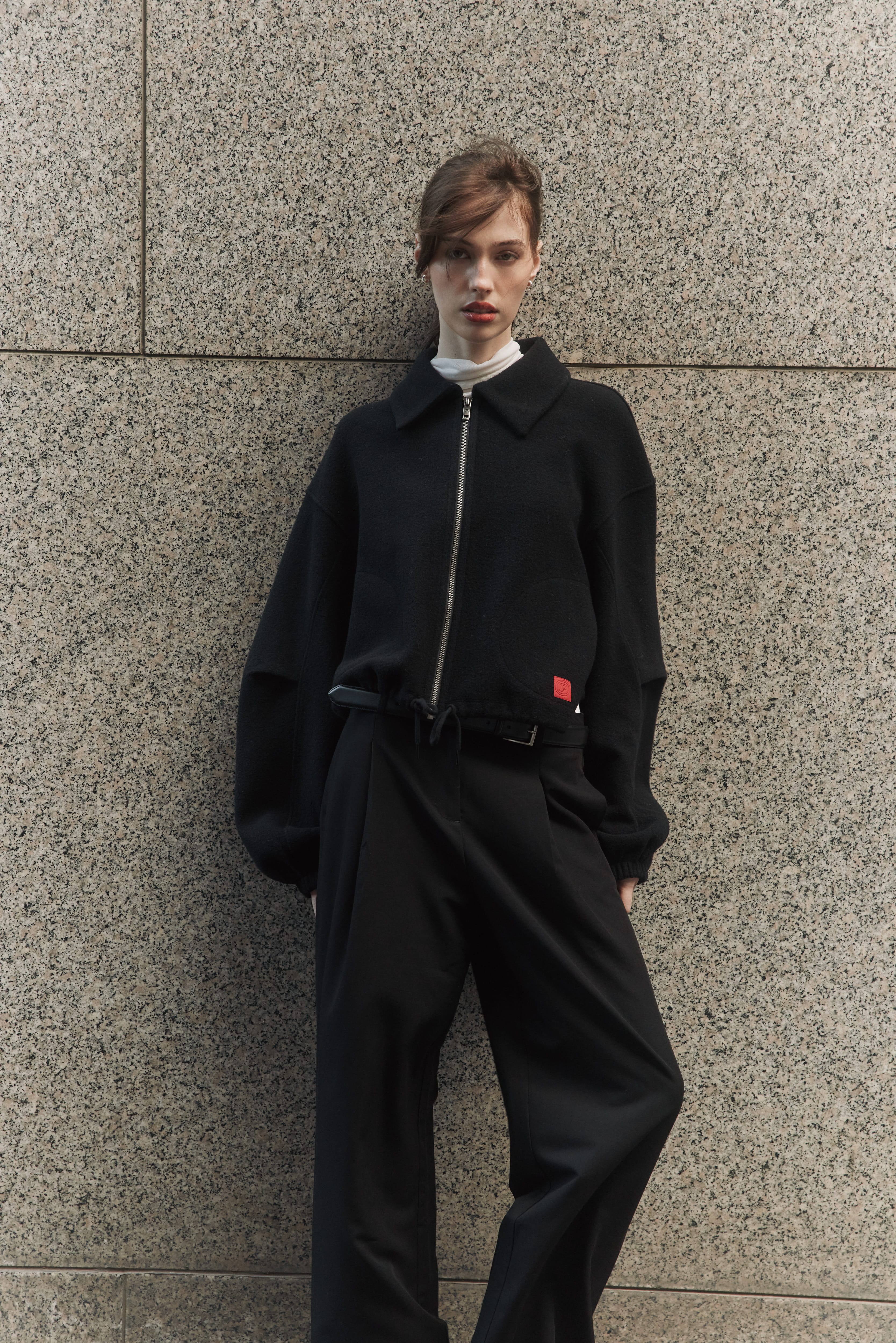 Women’s Cashmere-Blend Turtleneck Long Sleeve - Image 13