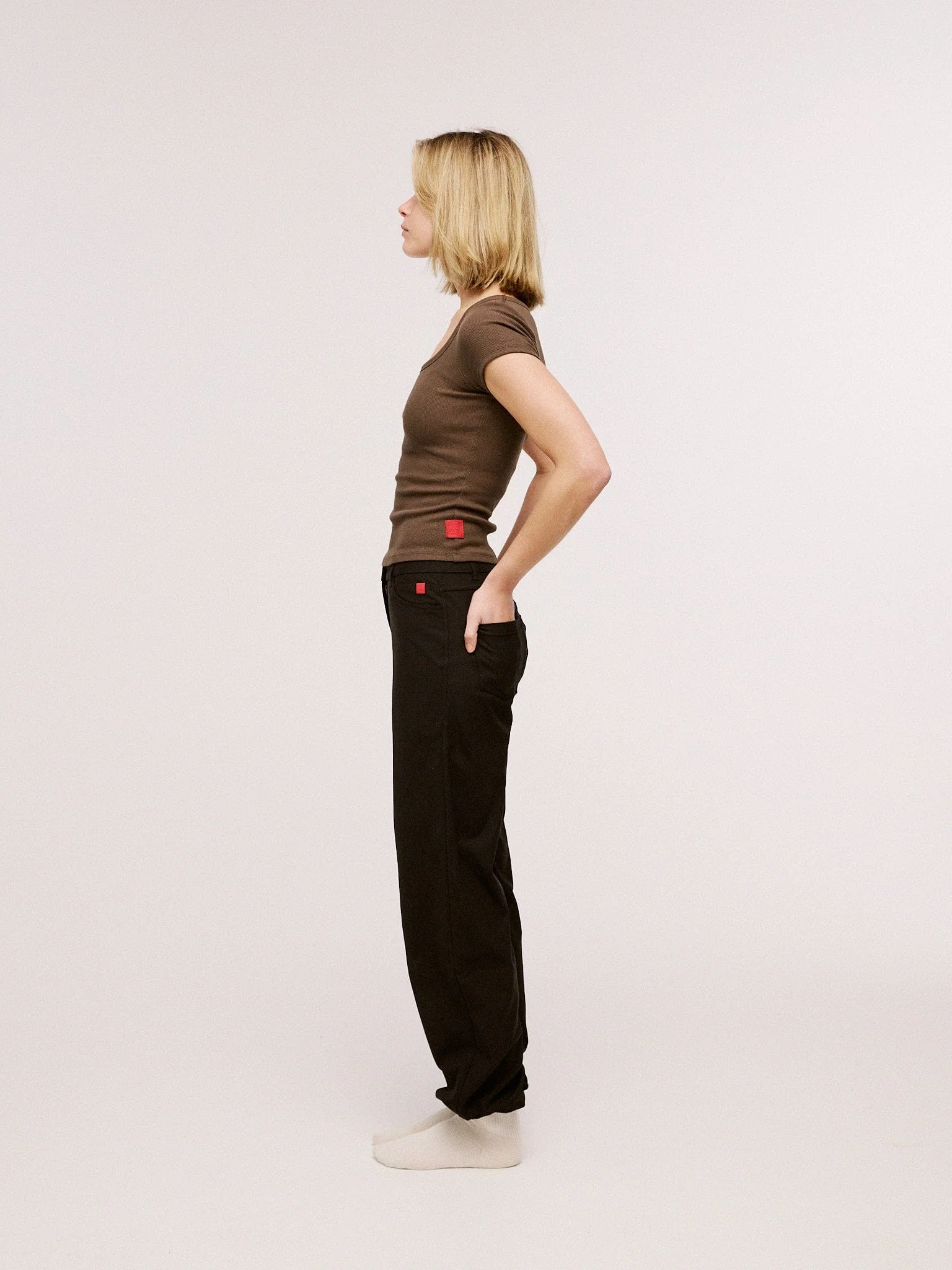 Women's Organic Cotton Ribbed T-shirt - Image 35