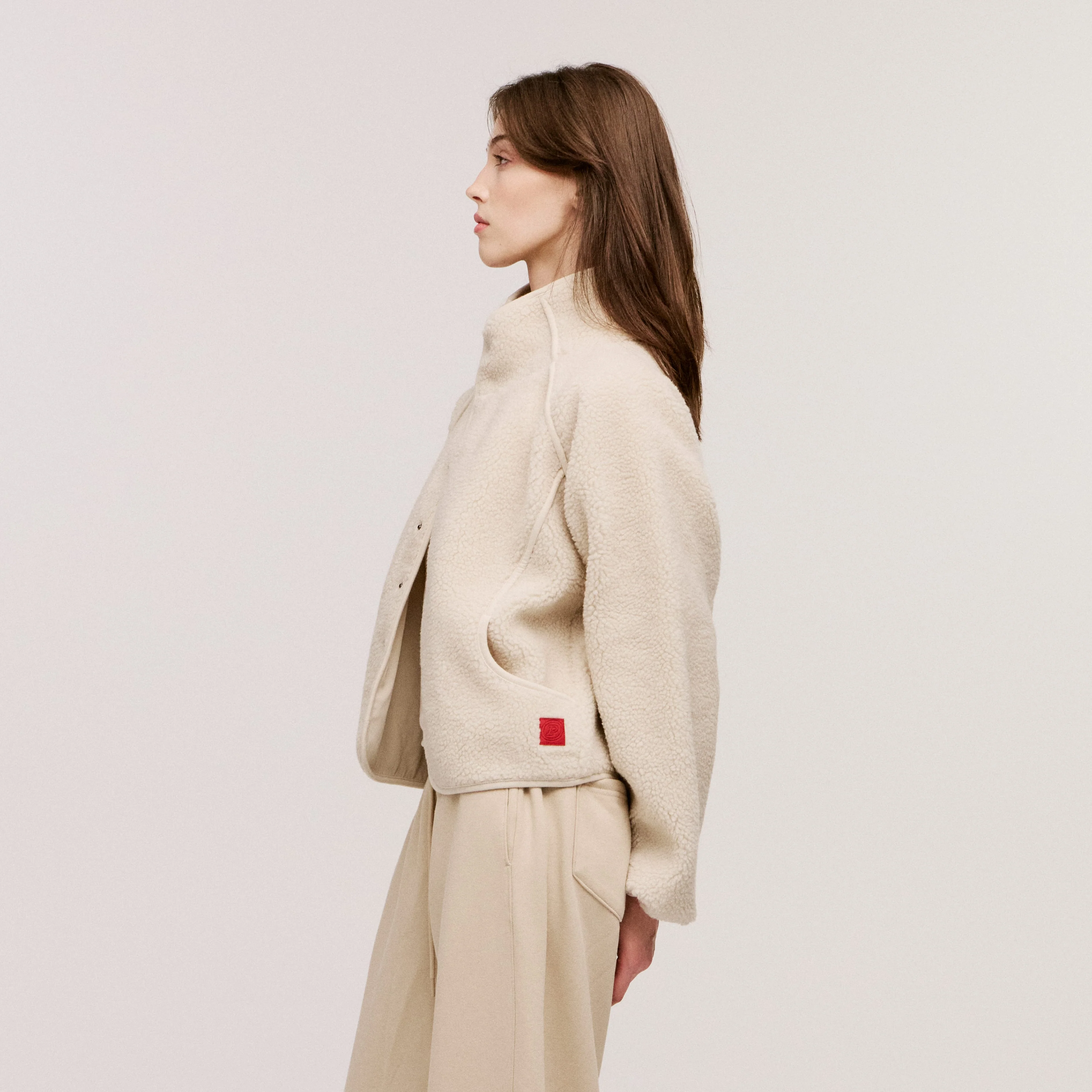 Women’s ReForm Merino Fleece Jacket - Image 3