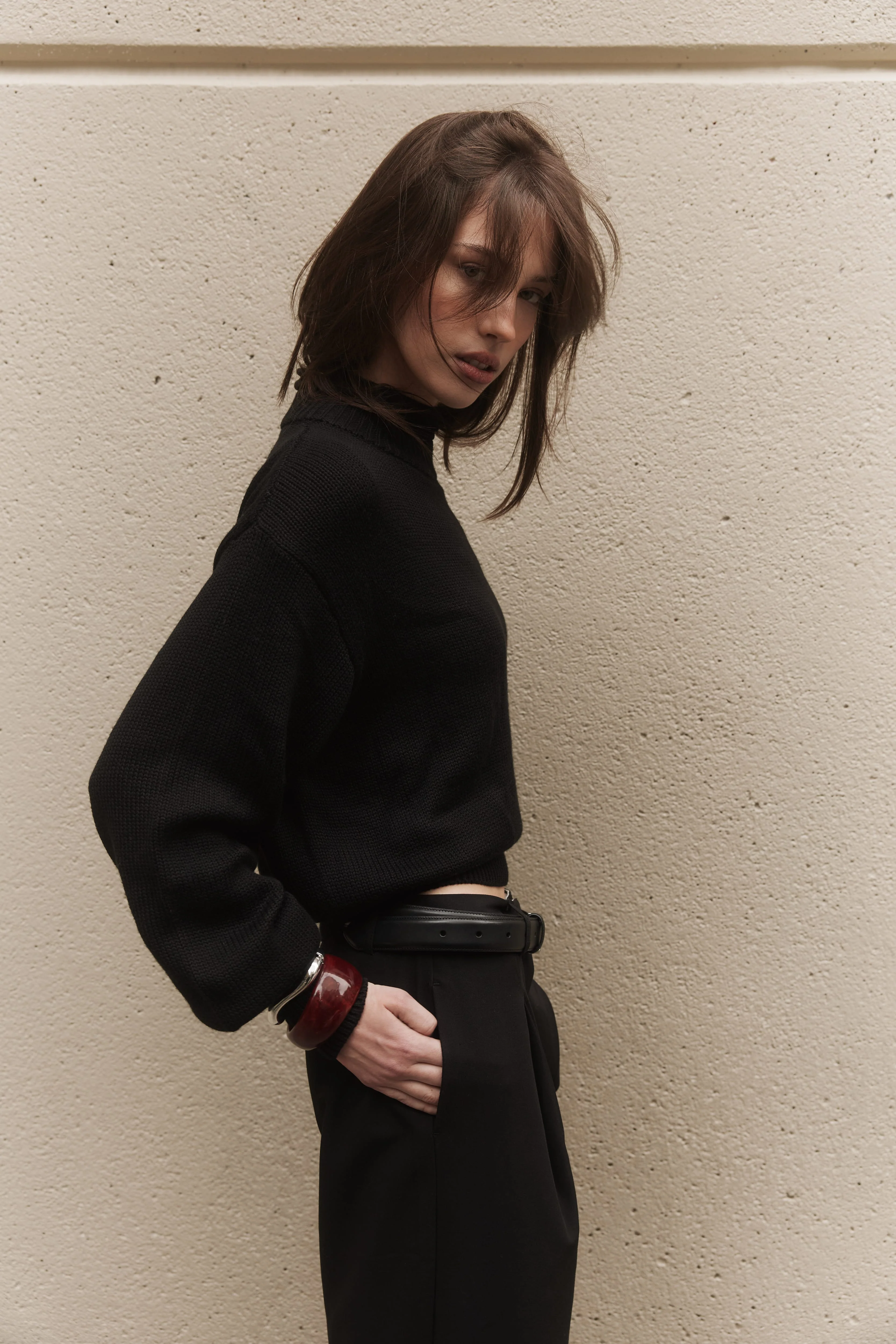 Women’s SilKnit™ High Neck Sweater - Image 16