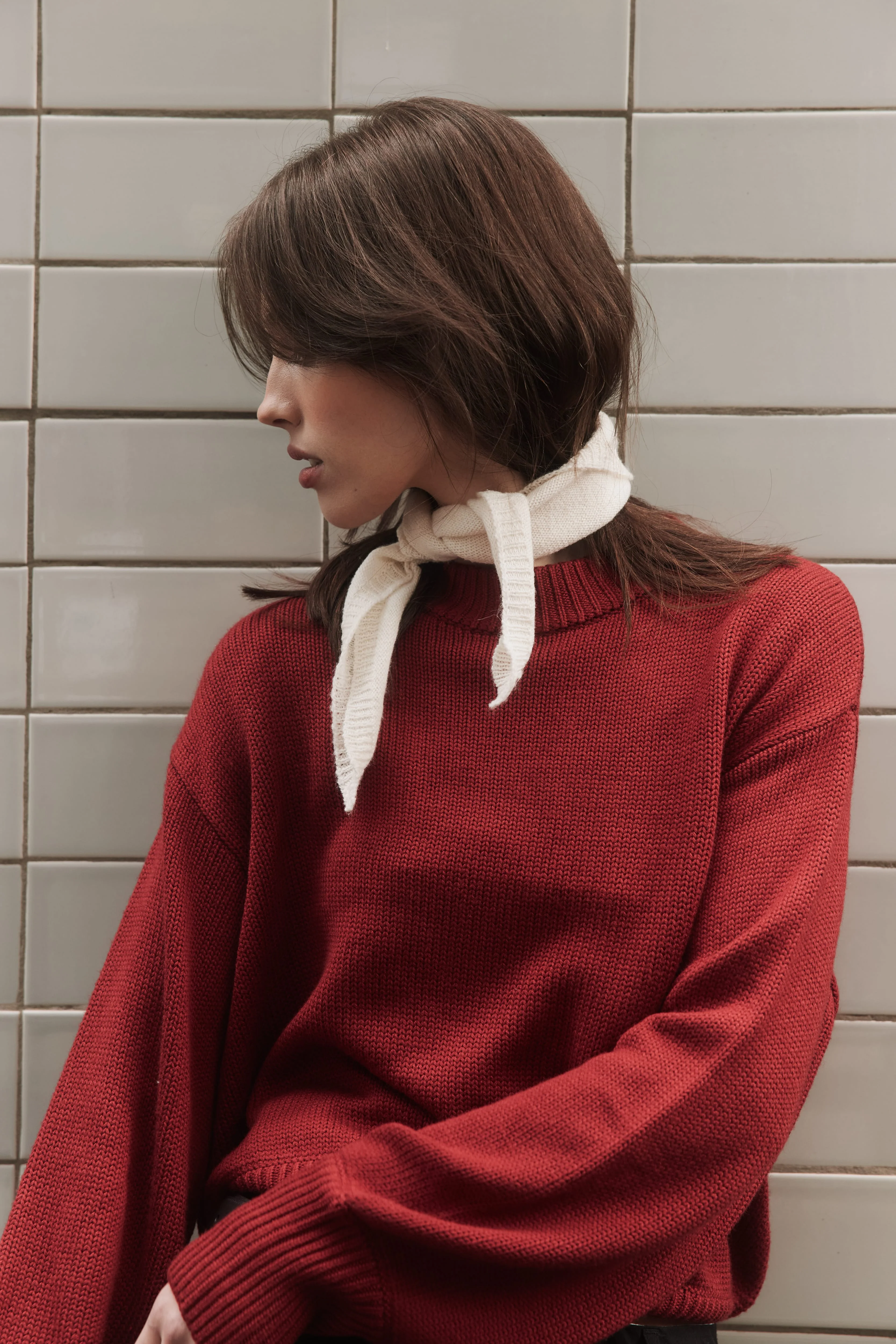 Women’s SilKnit™ High Neck Sweater - Image 24